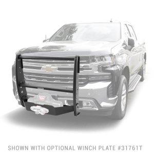 Chevrolet Silverado 1500 Grille Guard - Front - Go Rhino - 3000 Extreme Series StepGuard - Textured Black - `19-`20